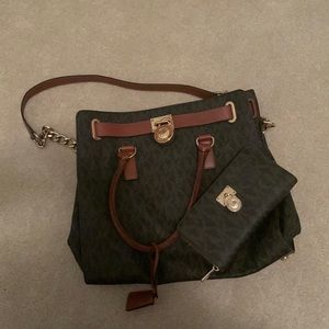 Authentic Michael Kors purse and wallet